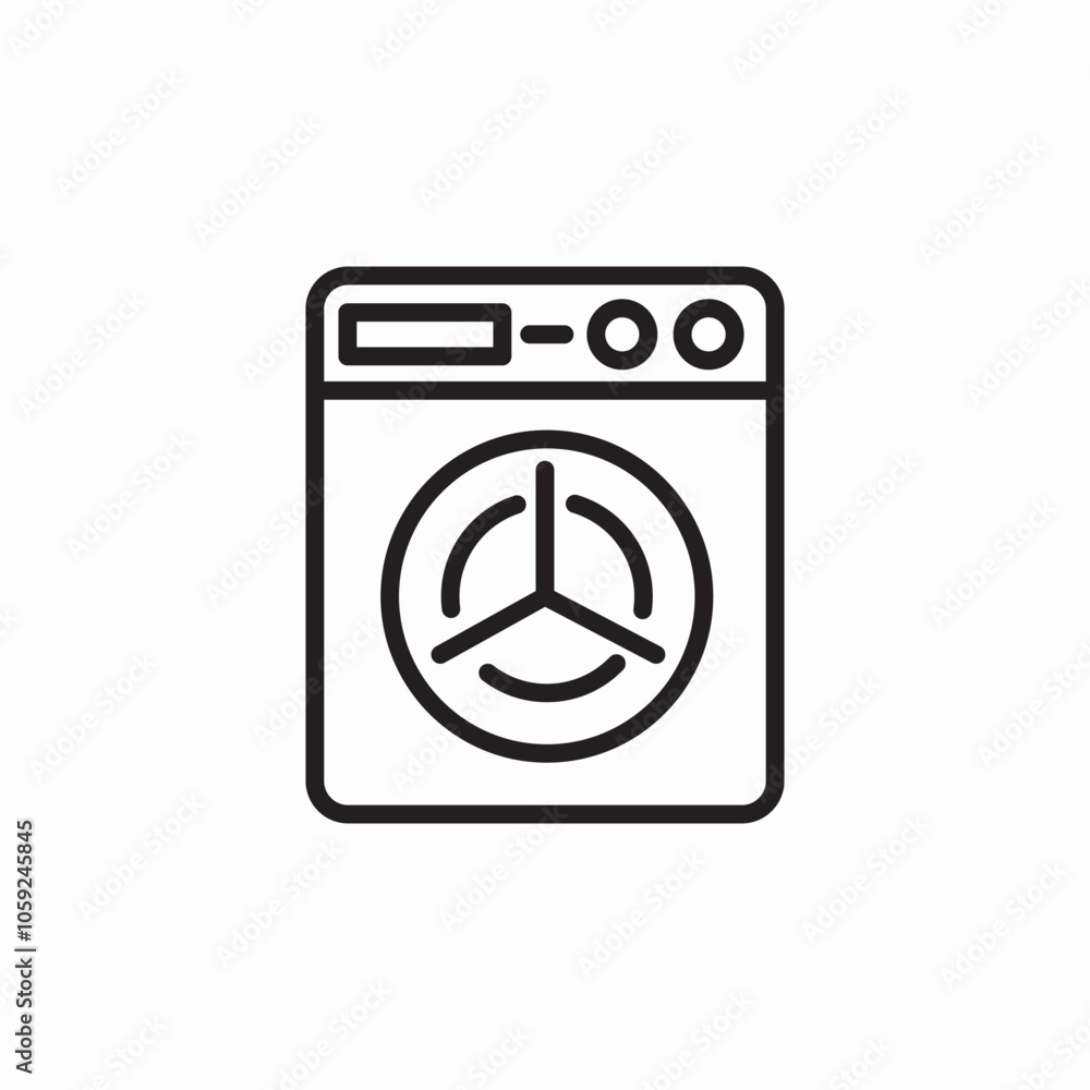 washing machine roll icon sign vector washing machine roll icon sign vector