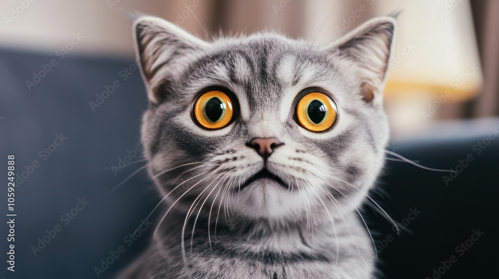 surprised cat make big eyes. American shorthair surprised cat or kitten funny face big eyes, cute, domestic, kitten, feline, Emotional surprised, kitty, wow. surprised cat make big eyes. American shorthair surprised cat or kitten funny face big eyes, cute, domestic, kitten, feline, Emotional surprised, kitty, wow.