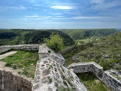 The Fortress of Knin or Knin Fortress, Croatia - die Festung Knin oder Burg Knin, Kroatien - Kninska Tvrđava ili srednjovjekovna tvrdjava Knin, Hrvatska photo