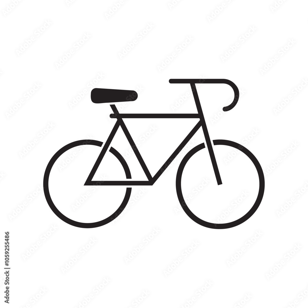 bicycle icon vector flat illustration bicycle icon vector flat illustration