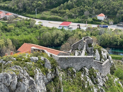 The Fortress of Knin or Knin Fortress, Croatia - die Festung Knin oder Burg Knin, Kroatien - Kninska Tvrđava ili srednjovjekovna tvrdjava Knin, Hrvatska photo