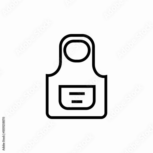apron chief icon sign vector