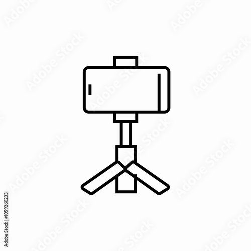 phone holder icon sign vector
