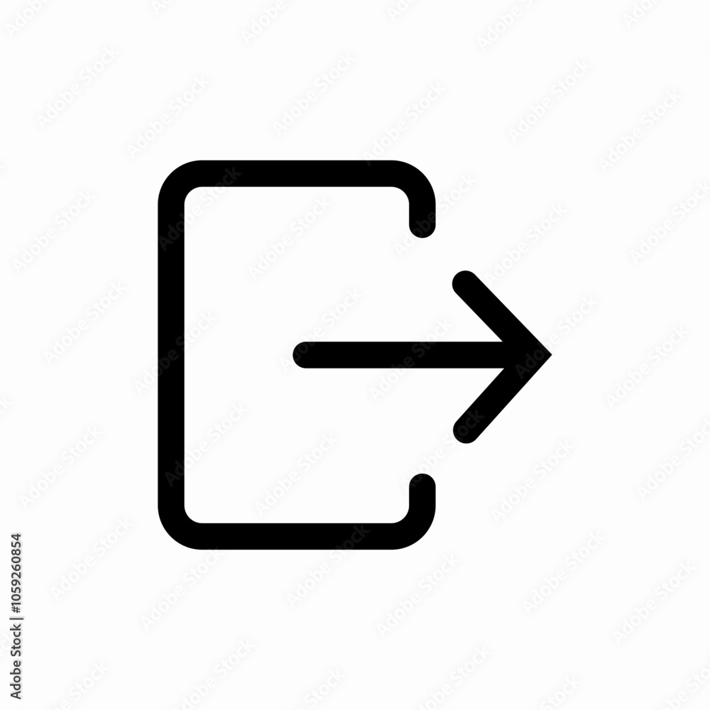 sign out icon sign vector sign out icon sign vector