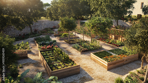 A community garden project to promote peace and cooperation in post-war areas. photo