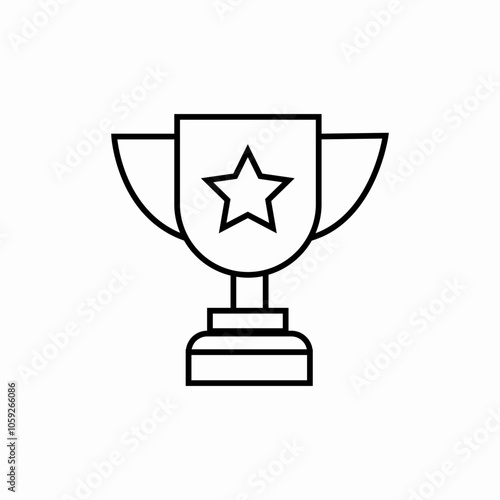 cup award icon sign vector