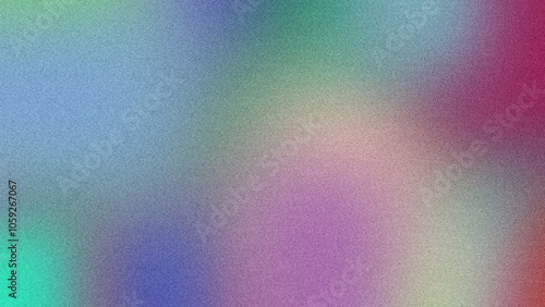 Futuristic Gradient Background with Subtle Grainy Noise for Posters, Vibrant Gradient Poster with Bold Colors and Grainy Texture