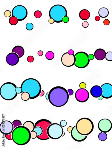 colorful speech bubble