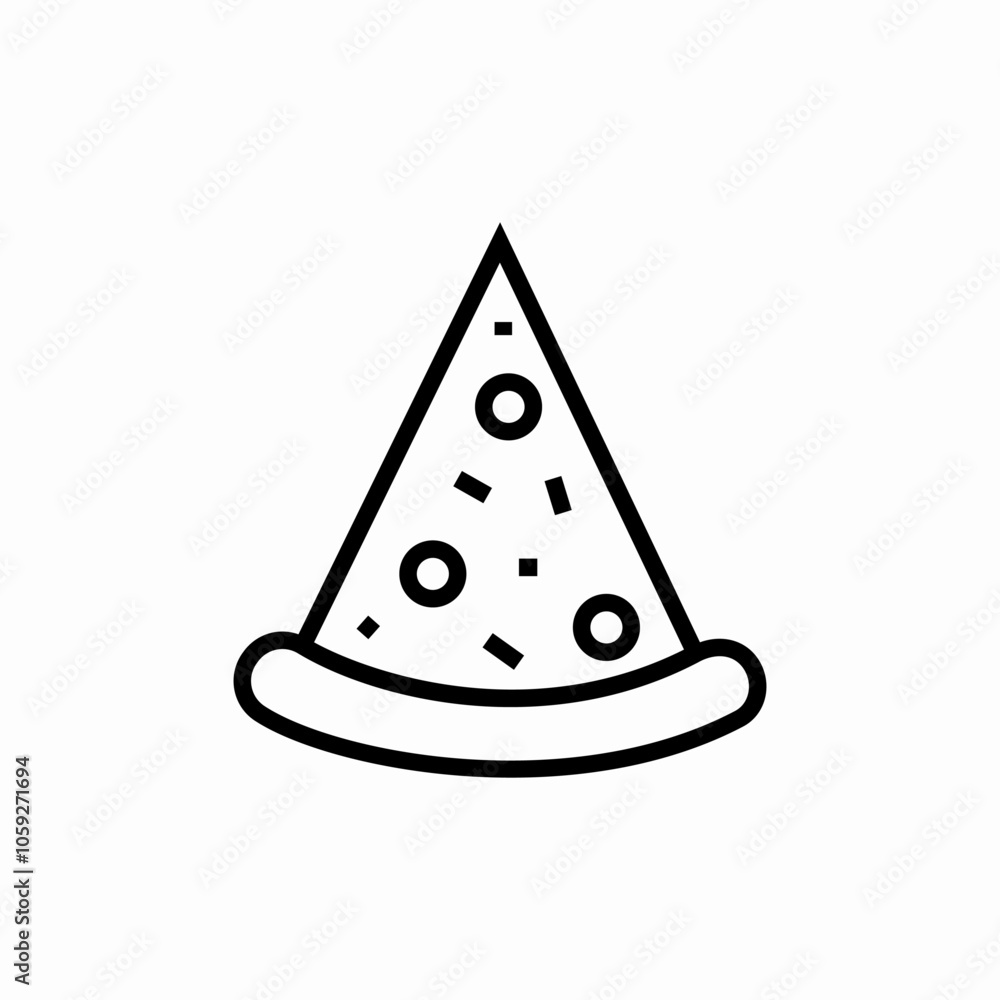 pizza slice icon sign vector pizza slice icon sign vector