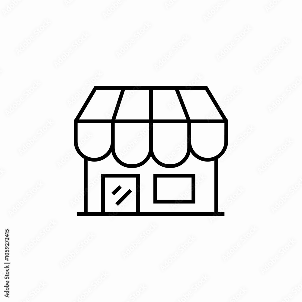 store shop icon sign vector store shop icon sign vector