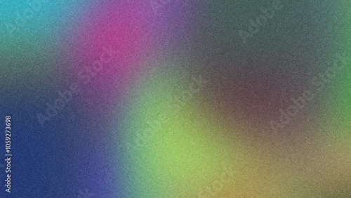 Futuristic Gradient Background with Subtle Grainy Noise for Posters, Vibrant Gradient Poster with Bold Colors and Grainy Texture