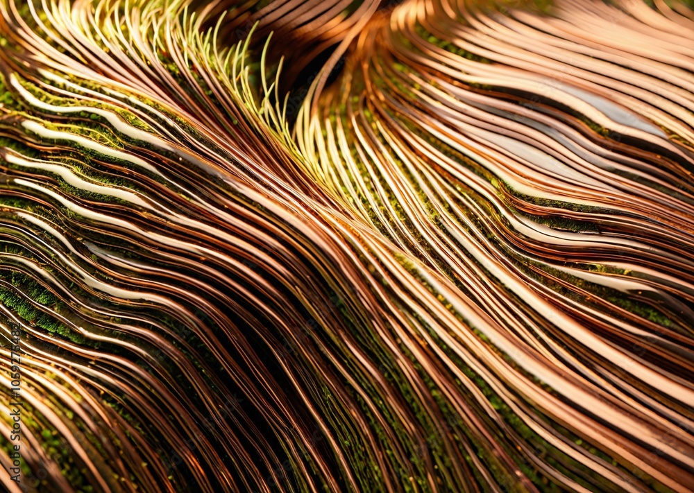 Obraz premium Copper Moss Landscape