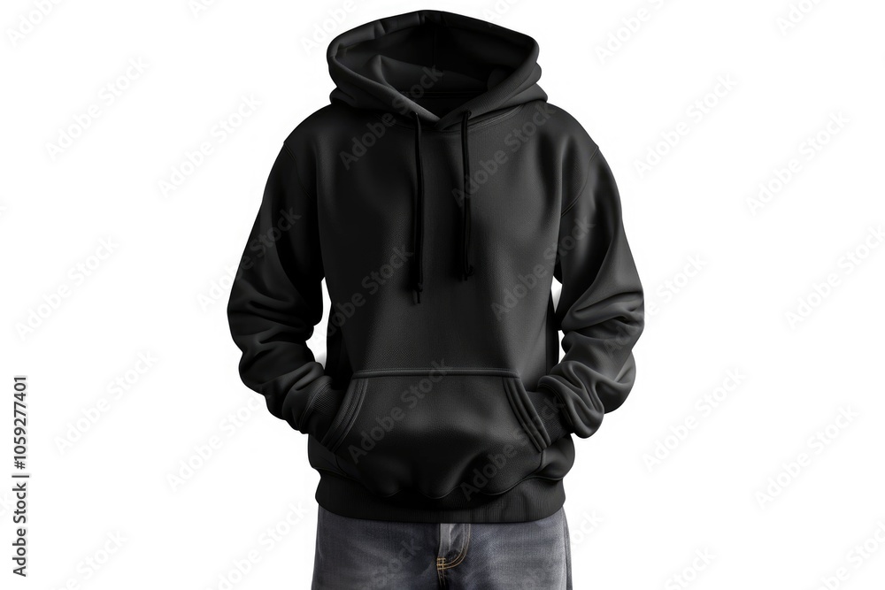 blank black male hoodie sweatshirt long sleeve with clipping path blank black male hoodie sweatshirt long sleeve with clipping path