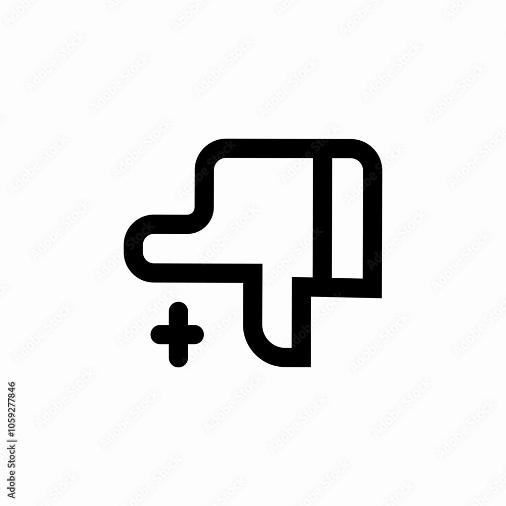 finger point icon sign vector finger point icon sign vector