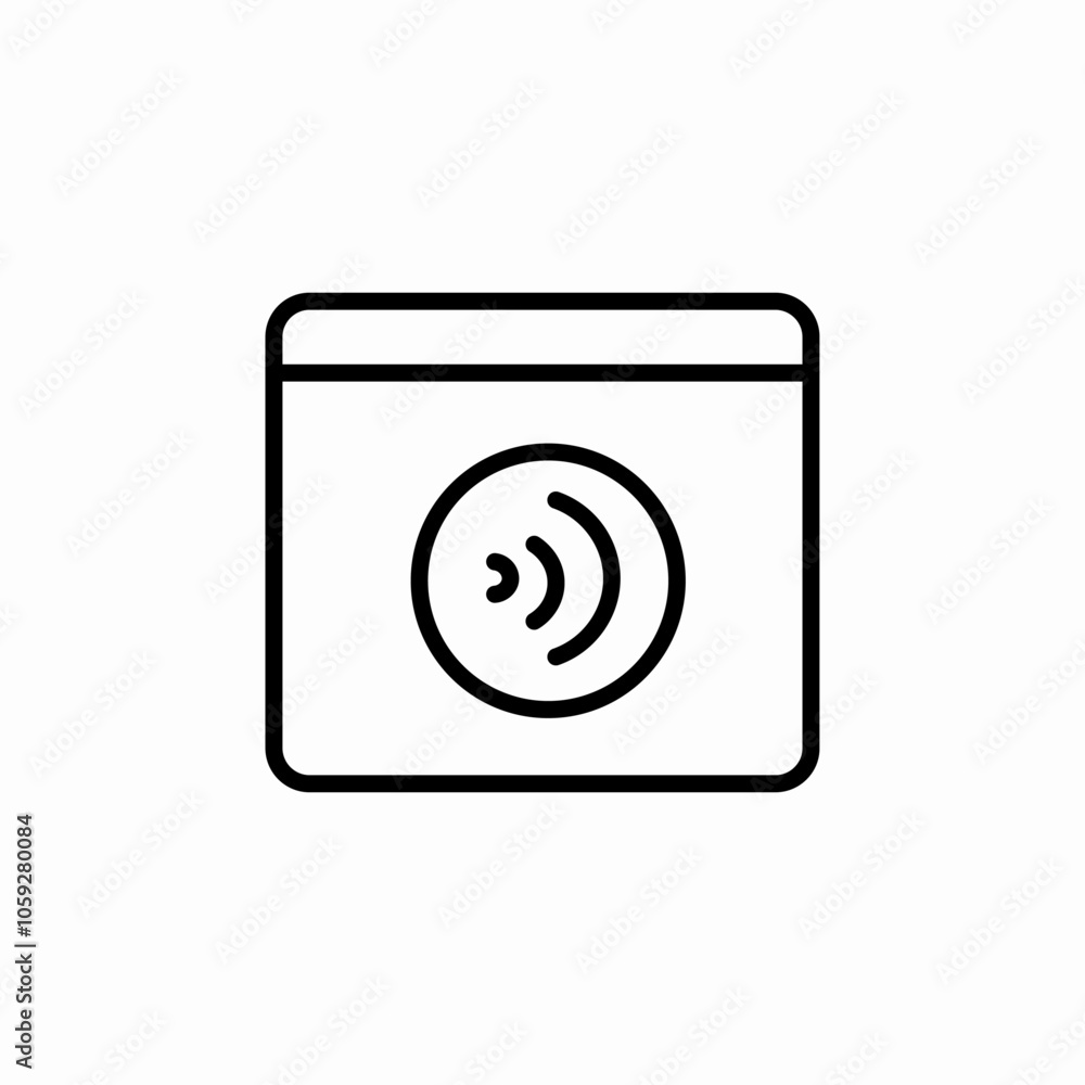 wireless payment icon sign vector wireless payment icon sign vector