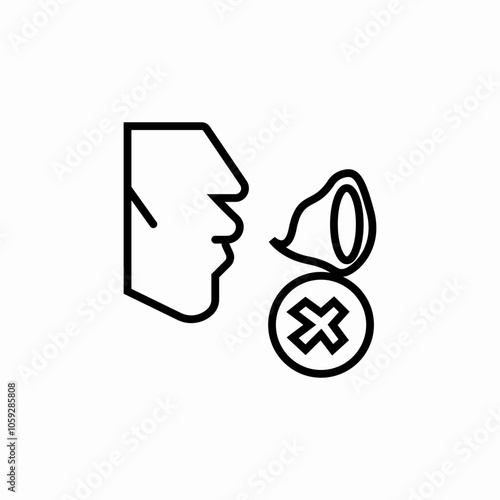 no smoking prohibited icon sign vector