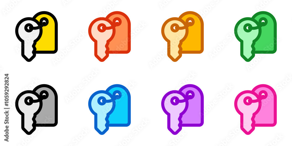 Editable room key vector icon. Part of a big icon set family. Perfect for web and app interfaces, presentations, infographics, etc Editable room key vector icon. Part of a big icon set family. Perfect for web and app interfaces, presentations, infographics, etc