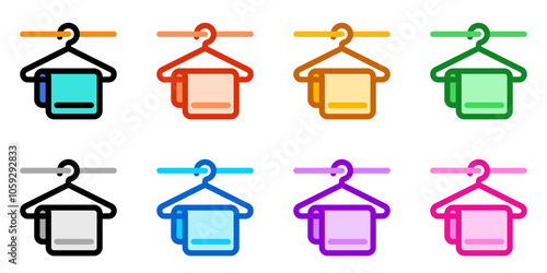 Editable towel vector icon. Part of a big icon set family. Perfect for web and app interfaces, presentations, infographics, etc
