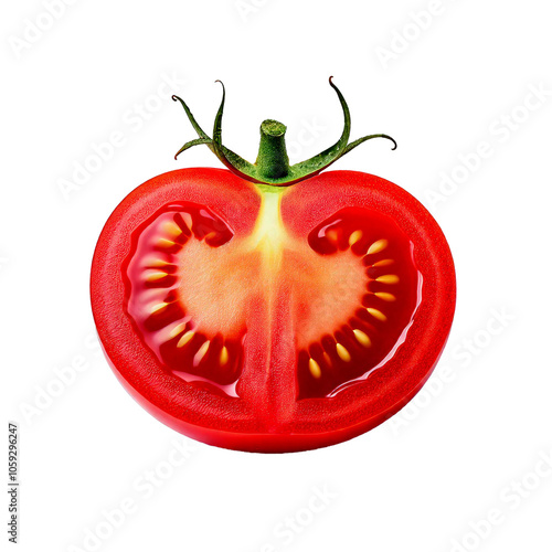 Wallpaper Mural Tomato, generative ai, üretken yapay zeka, isolated on white transparent background, png element Torontodigital.ca