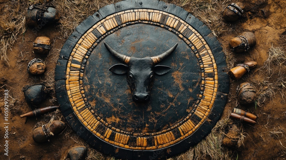 Obraz premium Ancient Ritual Symbol