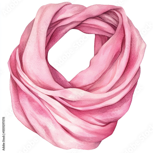  Gauze watercolor clipart illustration