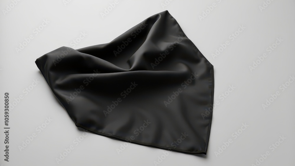 Bandana mockup in high resolution, showing realistic fabric folds and soft texture. Perfect for showcasing designs or branding on bandanas in a professional, photorealistic setting. Bandana mockup in high resolution, showing realistic fabric folds and soft texture. Perfect for showcasing designs or branding on bandanas in a professional, photorealistic setting.