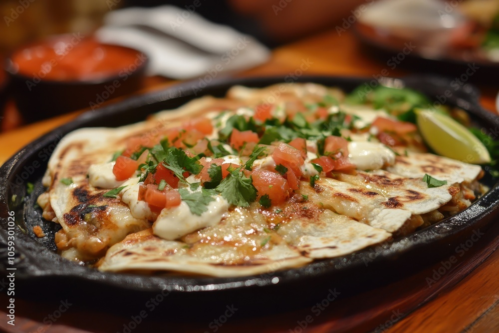 Tasty quesadilla from Mexico global cuisine Tasty quesadilla from Mexico global cuisine