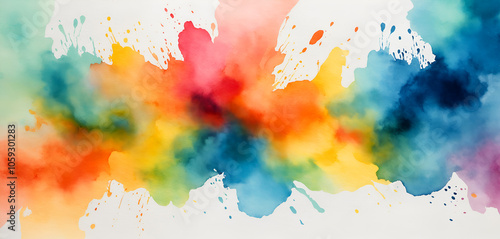 watercolor textured background, empty background