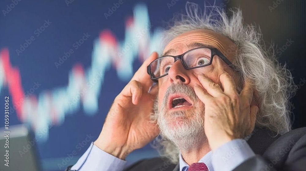 Worried investors gathered around multiple screens, analyzing financial data and market trends, reflecting the tension and uncertainty in the investment world. Worried investors gathered around multiple screens, analyzing financial data and market trends, reflecting the tension and uncertainty in the investment world.