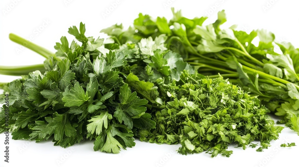 Lush green produce showcased against a minimalist white backdrop. Lush green produce showcased against a minimalist white backdrop.