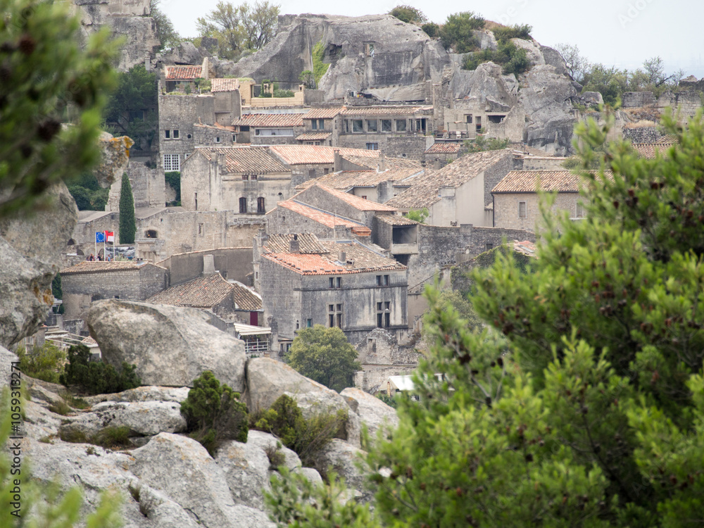 Obraz premium Les Baux-de-Provence village, France