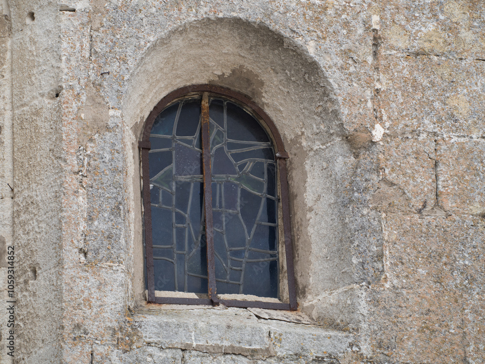Architecture detail of the Chapel of the White Penitents, Les Baux-de-Provence, France Architecture detail of the Chapel of the White Penitents, Les Baux-de-Provence, France