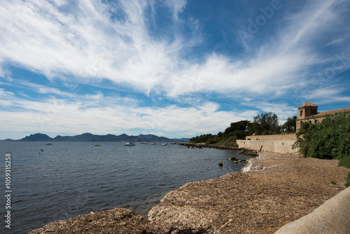Bilde på lerret Saint-Honorat island, near Cannes, France