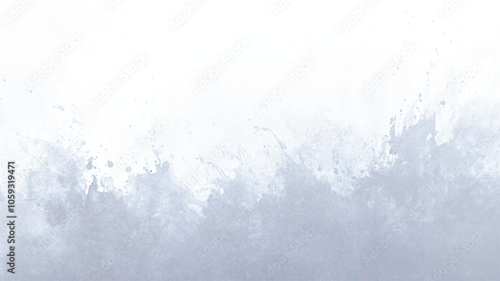 Silver, grey watercolor textured on white paper background. silver watercolor painting textured design on white background. Paint leaks and Ombre Silver, grey watercolor textured on white paper background. silver watercolor painting textured design on white background. Paint leaks and Ombre