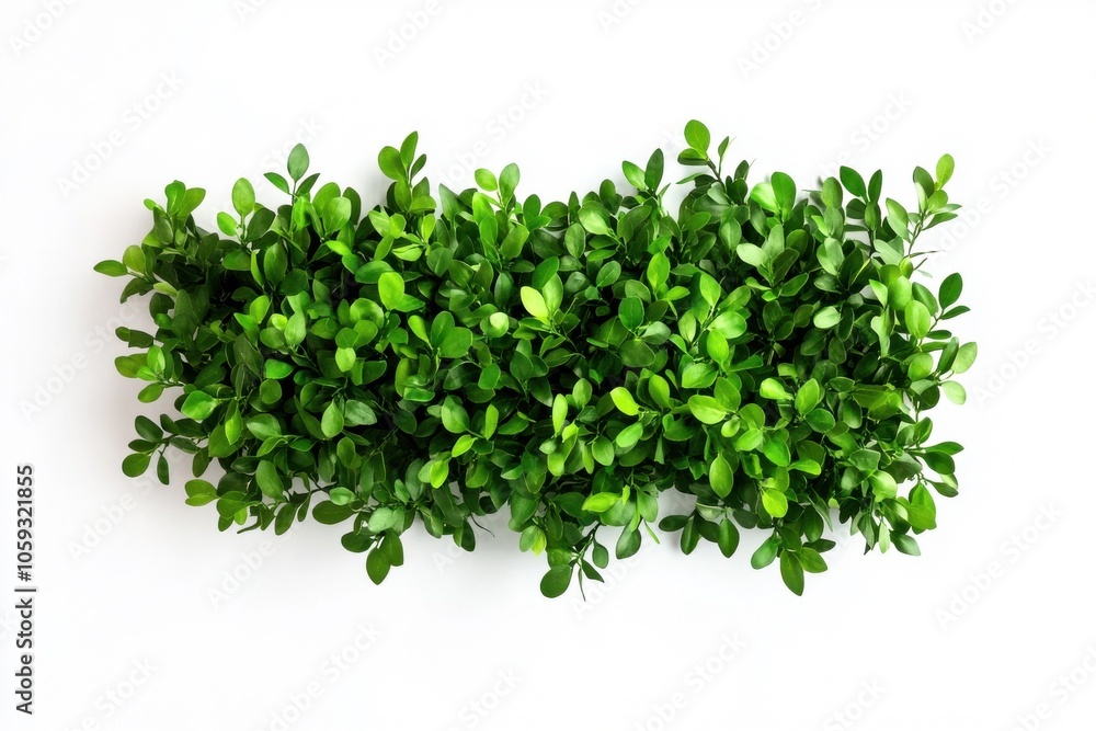 Lone boxwood leaves adrift on a pale background Lone boxwood leaves adrift on a pale background