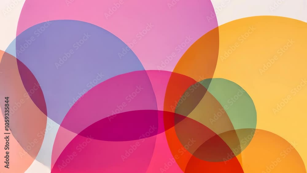 Vibrant Abstract Background With Colorful Overlapping Circles in Pink, Yellow, and Blue - Watercolor Texture Modern Design for Creative Projects, Home Decor, and Seasonal Celebrations. Vibrant Abstract Background With Colorful Overlapping Circles in Pink, Yellow, and Blue - Watercolor Texture Modern Design for Creative Projects, Home Decor, and Seasonal Celebrations.
