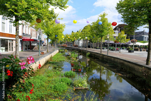 Heerenveen, Holland, Innenstadt Marktplatz