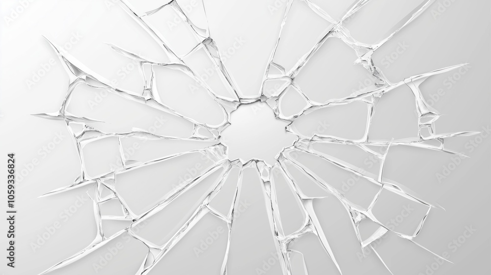 Obraz premium Shattered Glass Texture Background Design