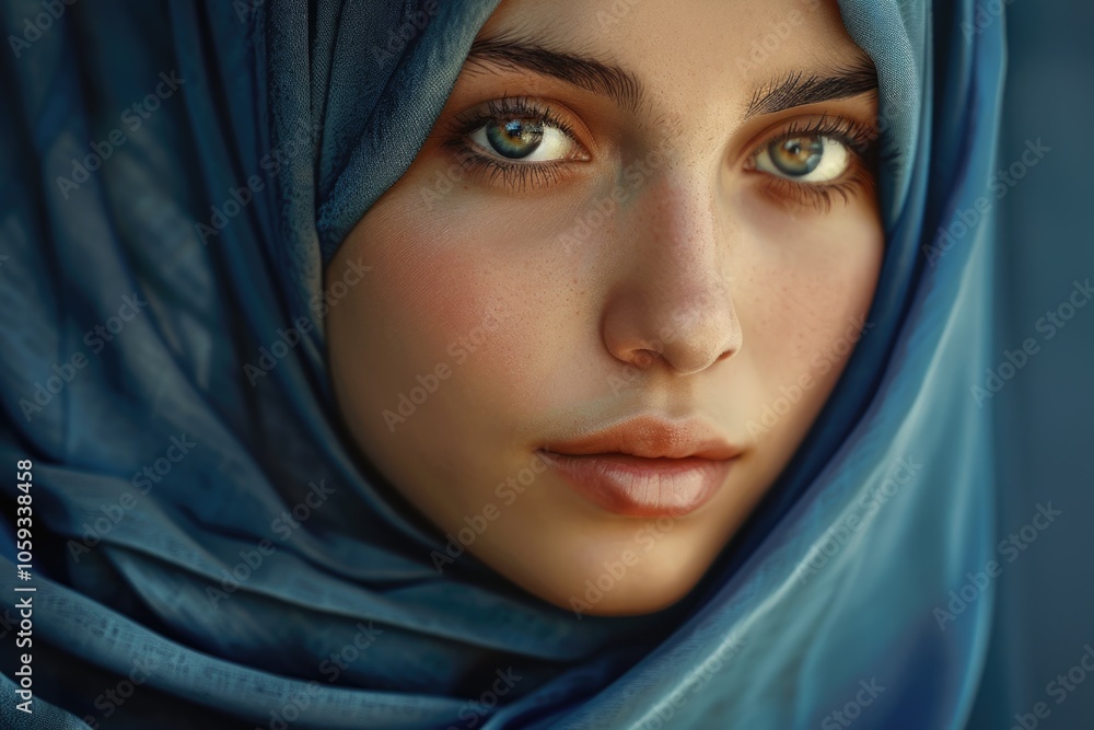 Fashion portrait of young muslim wearing hijab Fashion portrait of young muslim wearing hijab