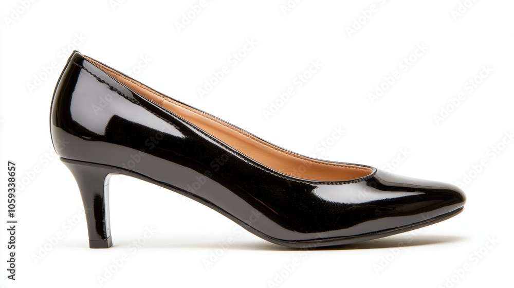 Black Patent Leather Low Heel Pumps for Women Elegant Professional Footwear Black Patent Leather Low Heel Pumps for Women Elegant Professional Footwear