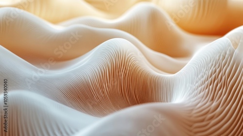 Wavy lines in various shades forming a fluid, abstract background, perfect for modern and creative designs.