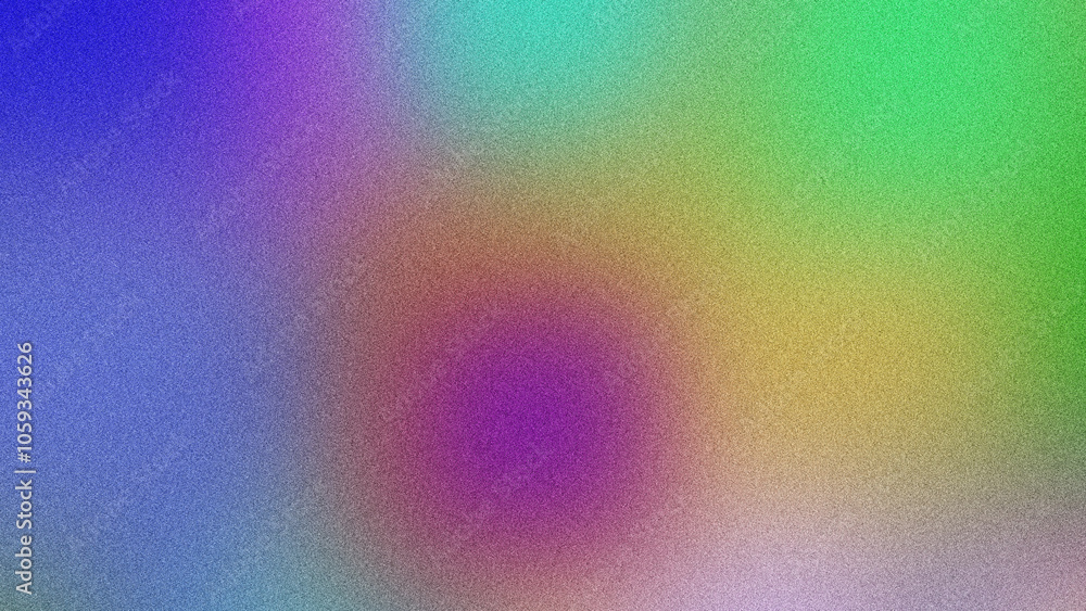 Futuristic Gradient Background with Subtle Grainy Noise for Posters, Vibrant Gradient Poster with Bold Colors and Grainy Texture