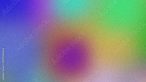 Futuristic Gradient Background with Subtle Grainy Noise for Posters, Vibrant Gradient Poster with Bold Colors and Grainy Texture