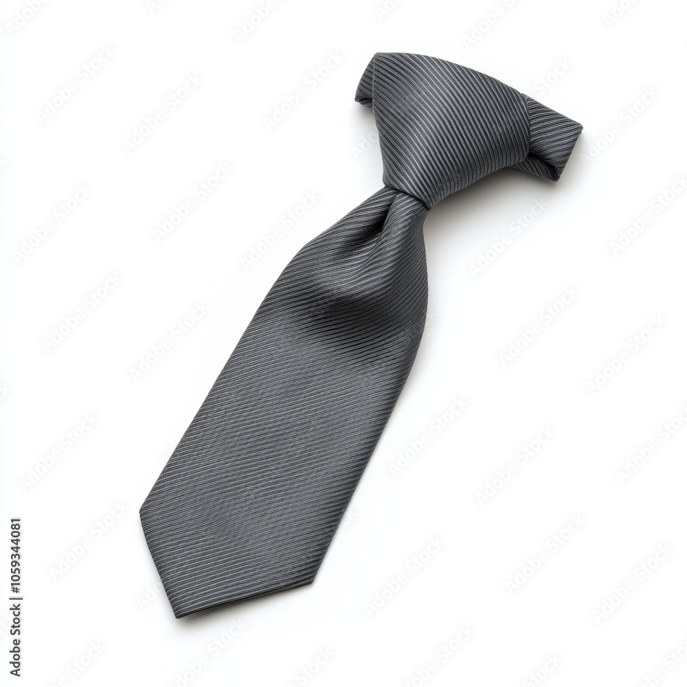 A stylish gray tie with a textured pattern, ideal for formal and business attire, showcasing elegance and professionalism. A stylish gray tie with a textured pattern, ideal for formal and business attire, showcasing elegance and professionalism.