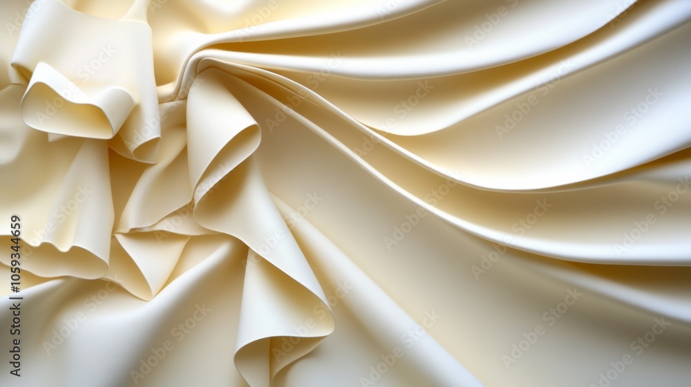 Elegant Cream Fabric Drapes Abstract Background Texture Elegant Cream Fabric Drapes Abstract Background Texture