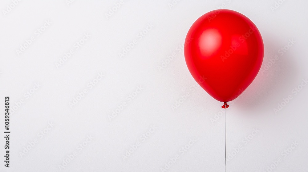 red balloon isolated on white background red balloon isolated on white background