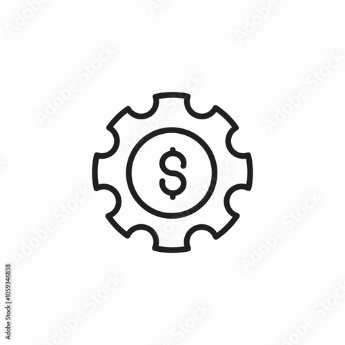money management icon sign vector