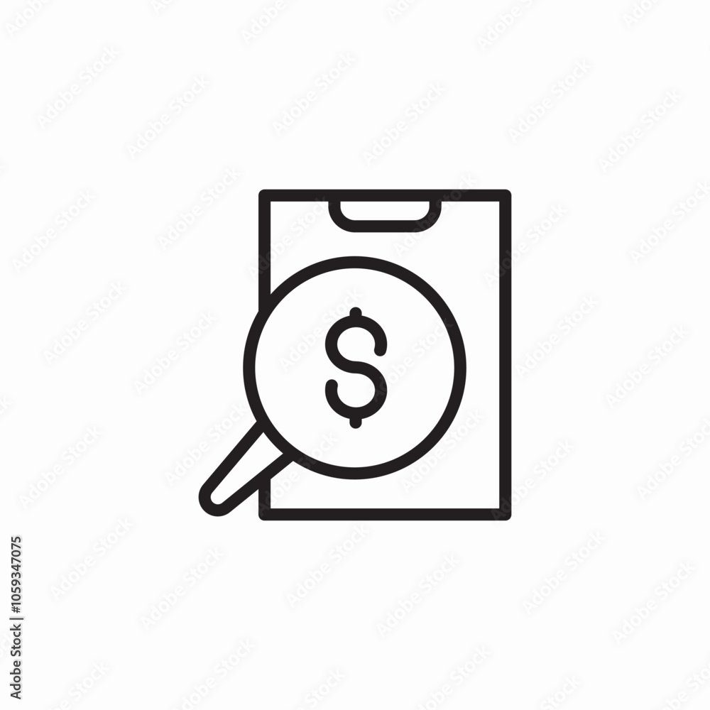 money search icon sign vector money search icon sign vector