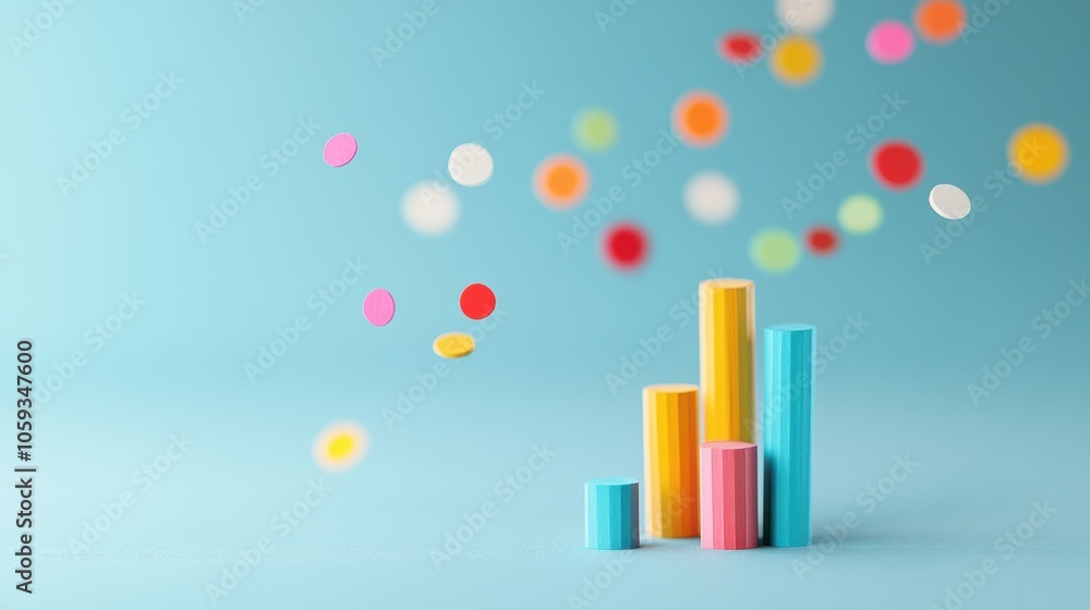 A combination chart combining line and bar graphs, visualizing multiple data sets for comparison. A combination chart combining line and bar graphs, visualizing multiple data sets for comparison.