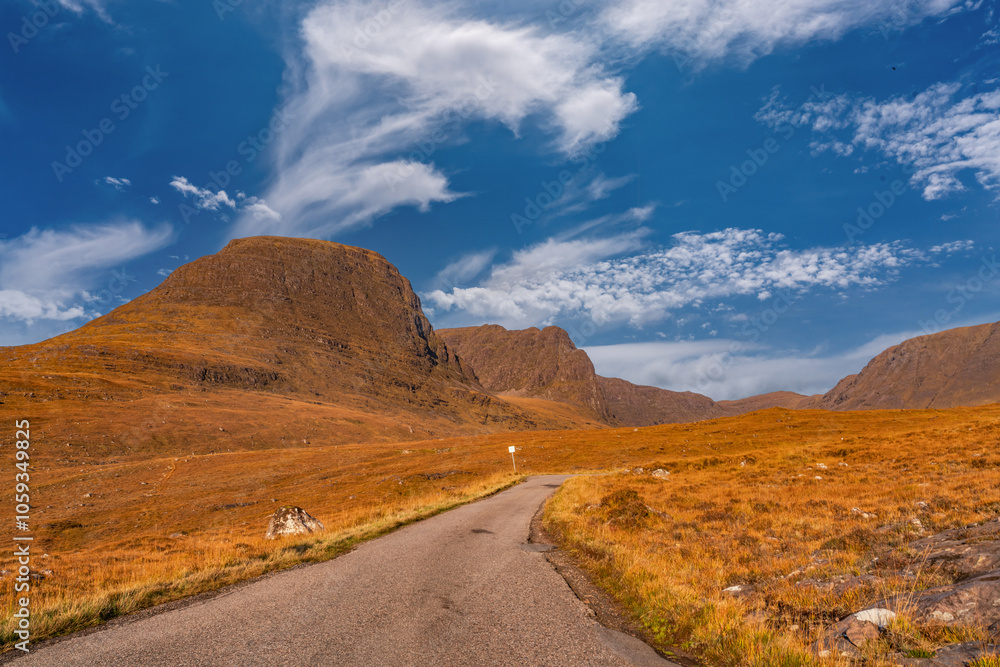 Obraz premium Applecross Travelling around the NC500 route in the North Coast of Scotland
